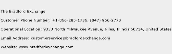 bradford exchange number bradford exchange customer service