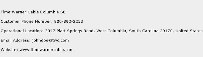 Time Warner Cable Columbia SC Contact Number Time Warner Cable