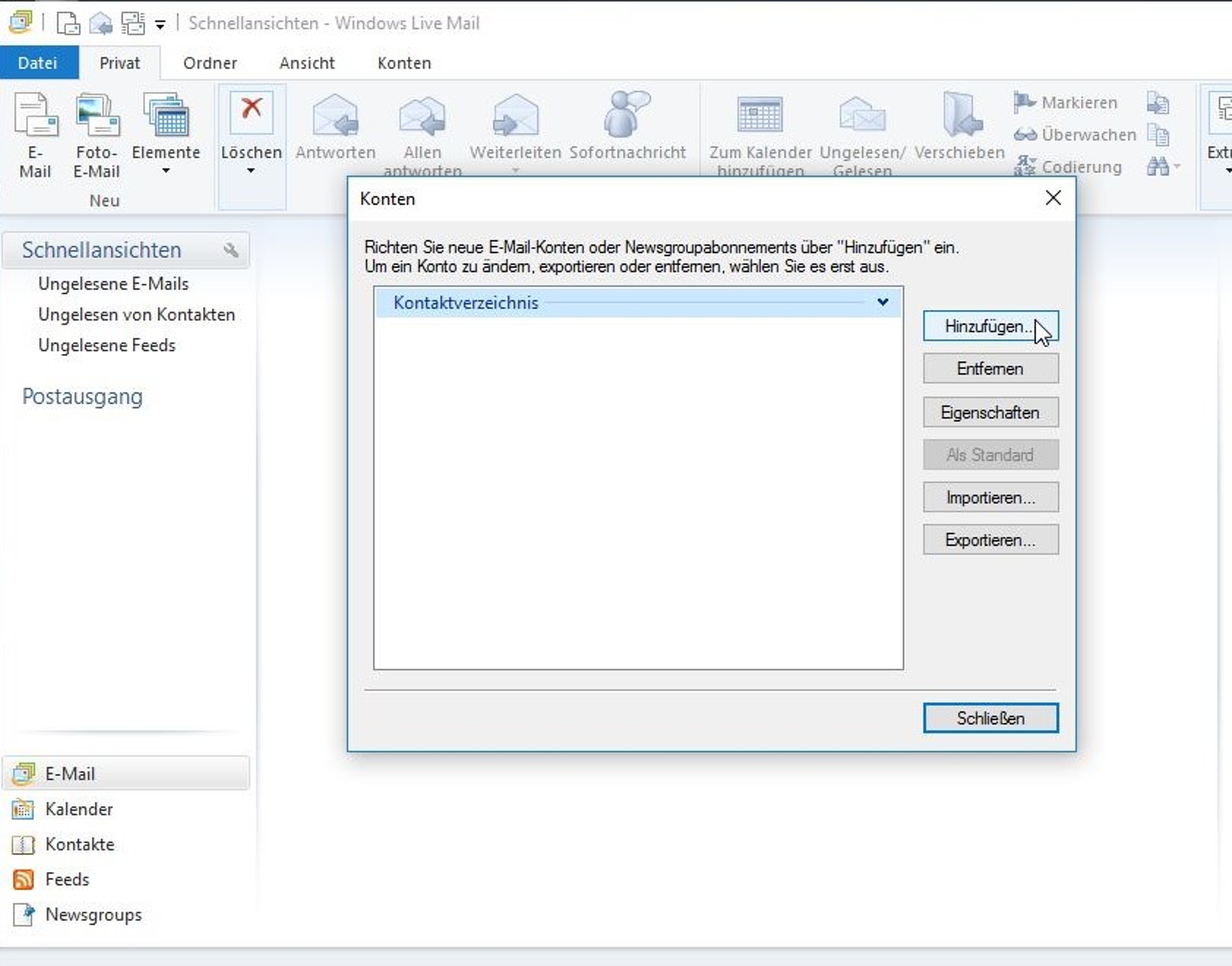 Windows Live Mail einrichten DetailAnleitung inkl. Screenshots