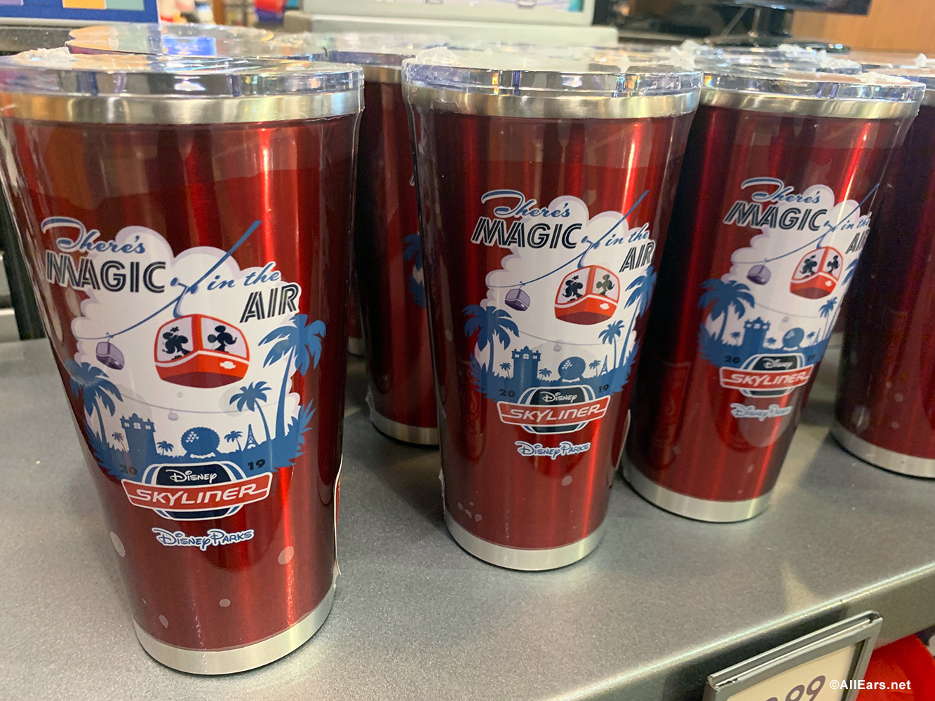 Disney Refillable Mug 2023 Holiday Design Soar While You Sip With Disney World Skyliner Refillable Mugs! - Allears.net