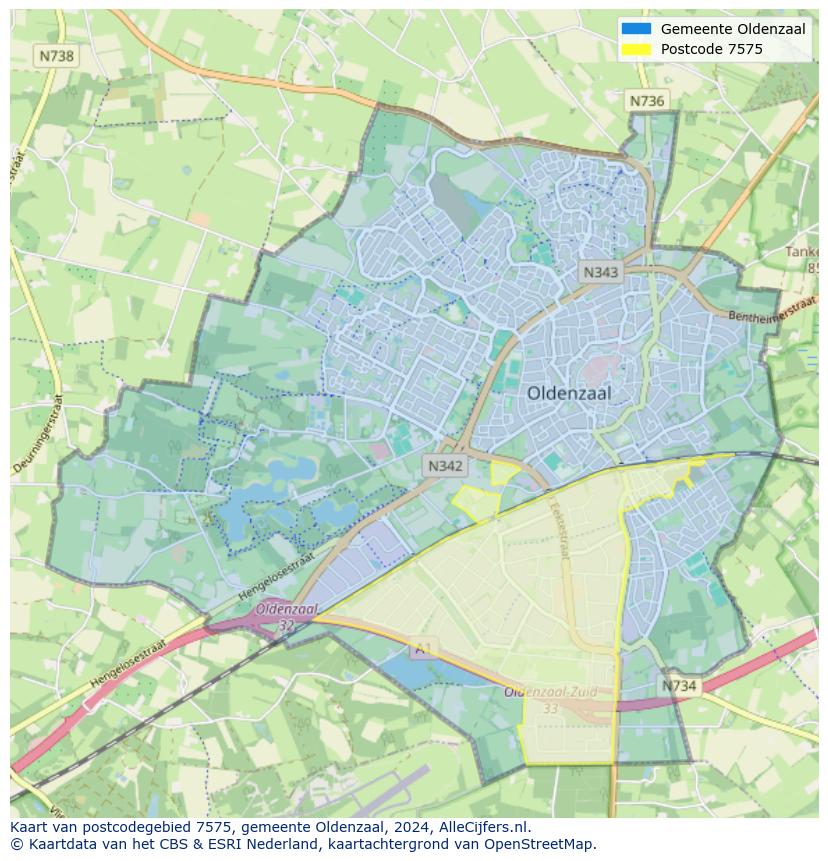 Postcode Kaart Almelo Postcode 7575 adressen, inwoners, woningen en meer! (update 2022