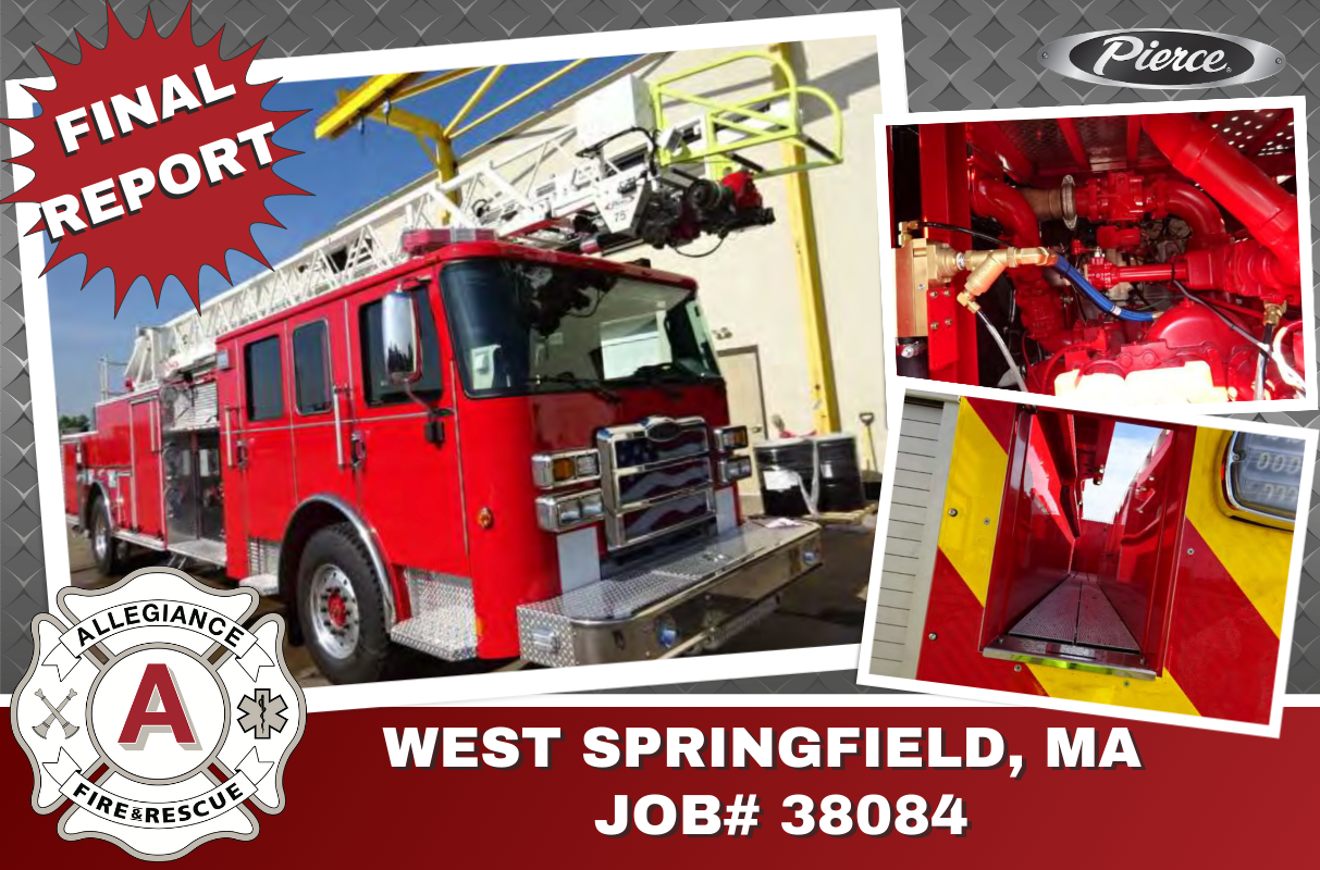 West Springfield's New Pierce Apparatus Now in Production. Allegiance