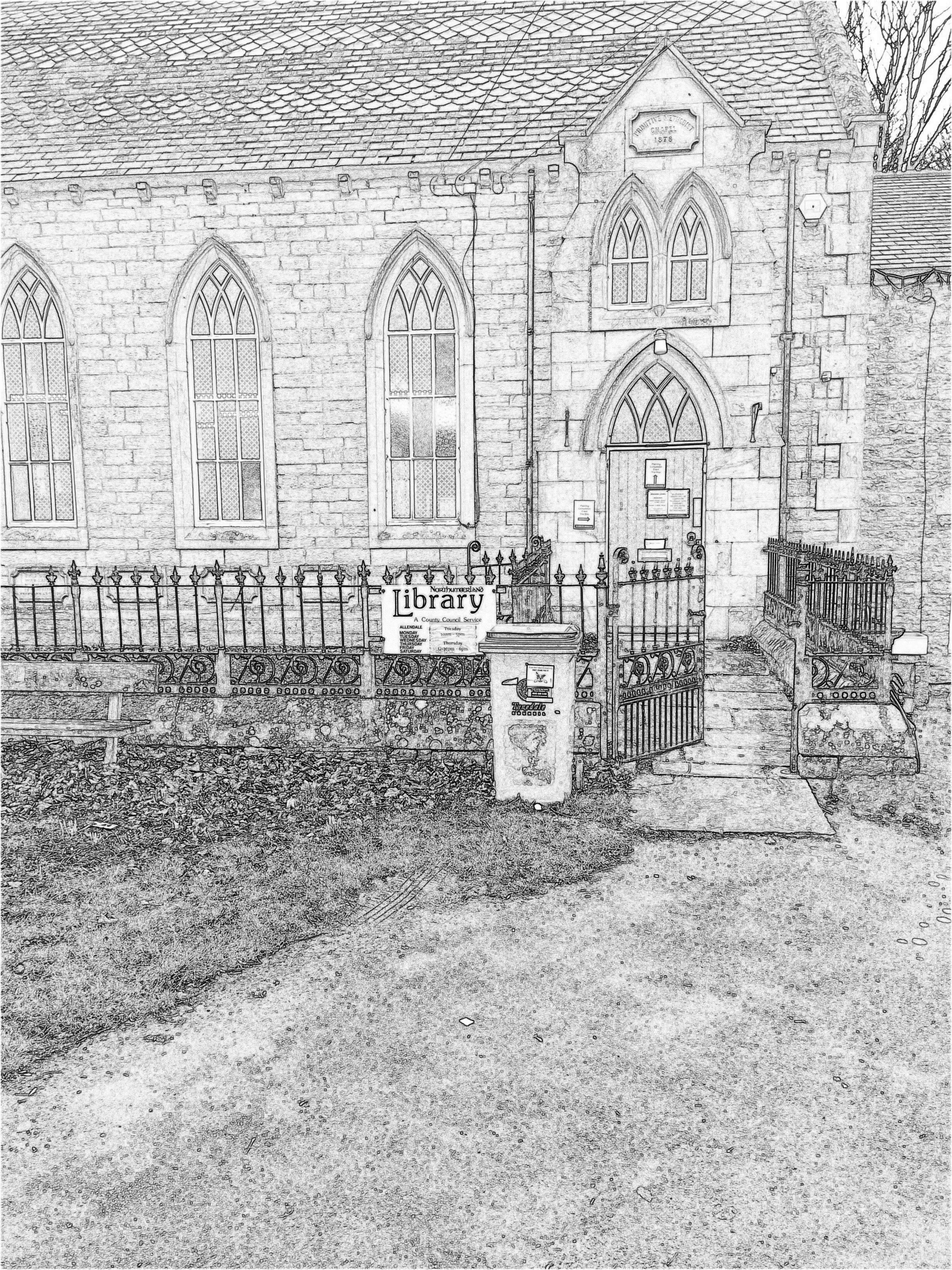 Our beloved library . . . Allendale Diary