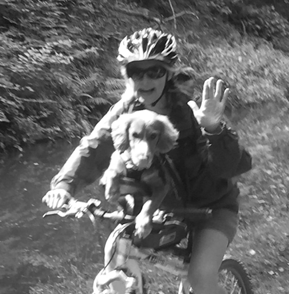 Buddy rides too! Allendale Diary