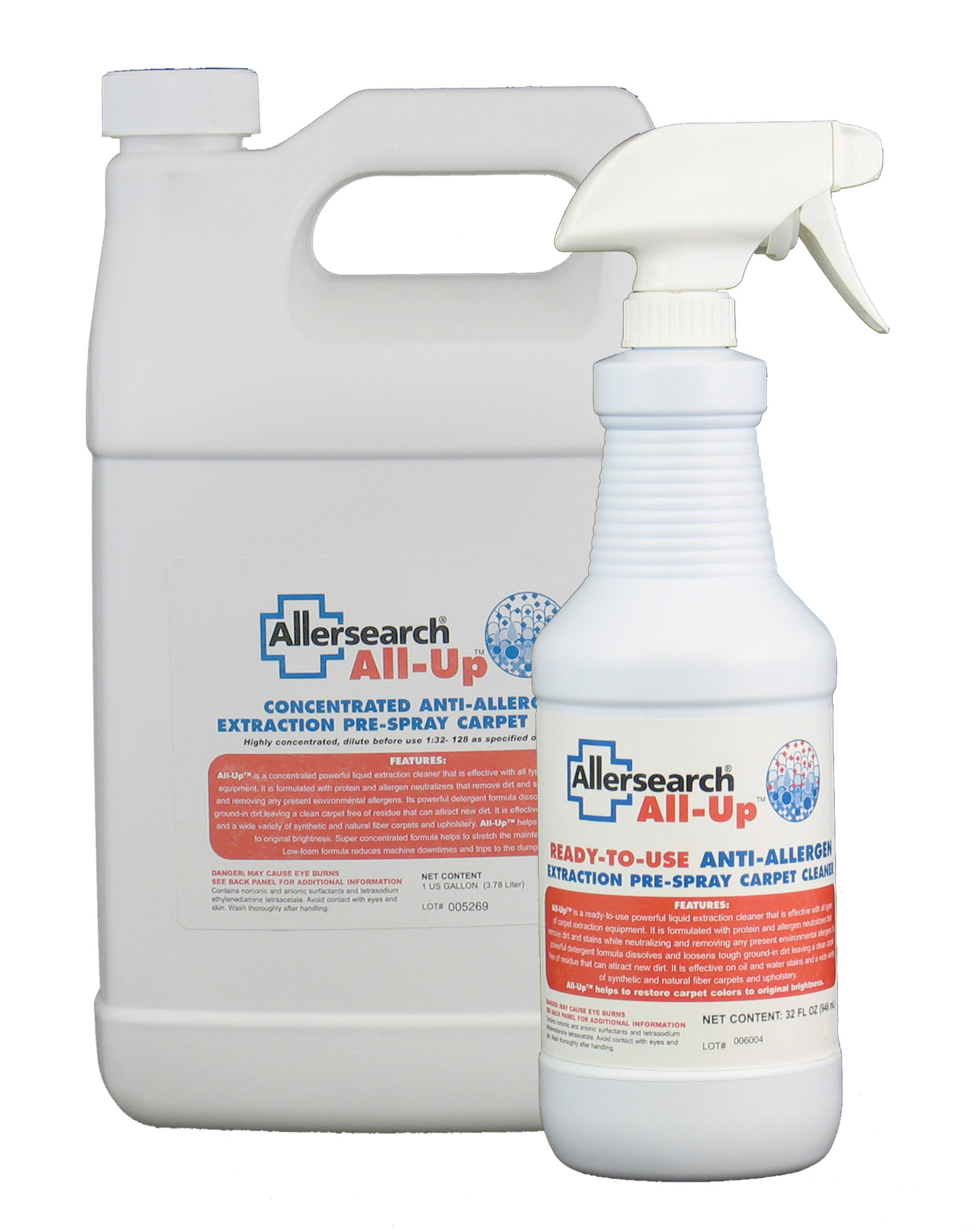 AllUp PreSpray Carpet Cleaner Allersearch Laboratories