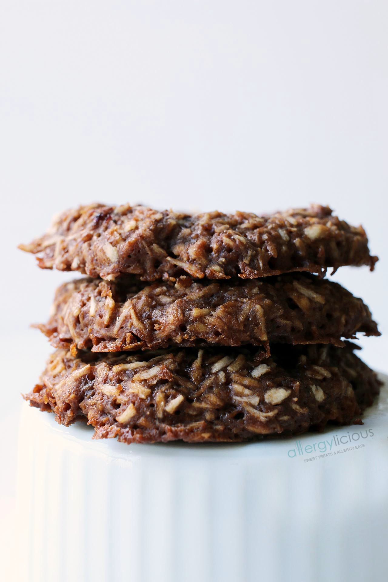 Chocolate Coconut Cookies {vegan, glutenfree} · Allergylicious