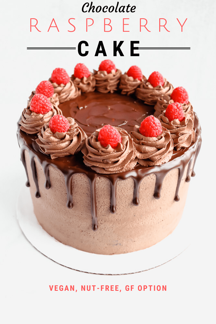 Chocolate Raspberry Cake {Vegan and Glutenfree} Allergylicious
