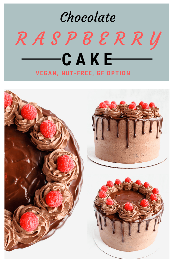 Chocolate Raspberry Cake {Vegan and Glutenfree} Allergylicious