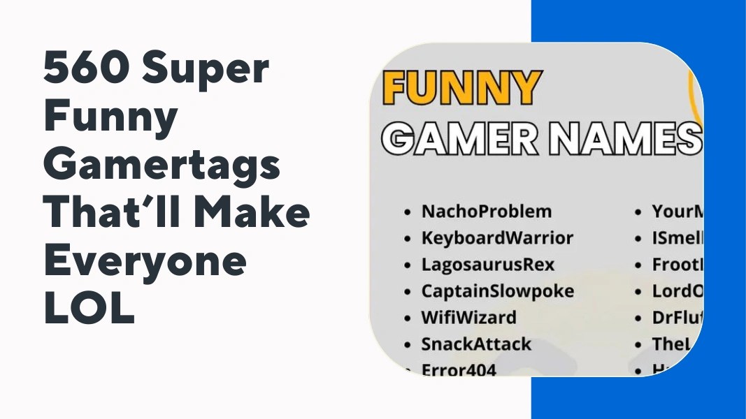 1000+ Super Funny Gamertags For Xbox & Girls 2025 All Fantasy Names