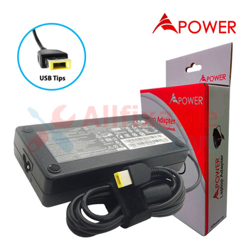 Laptop Adapter Replacement For Lenovo 20V 8.5A USB Tips IdeaPad 700