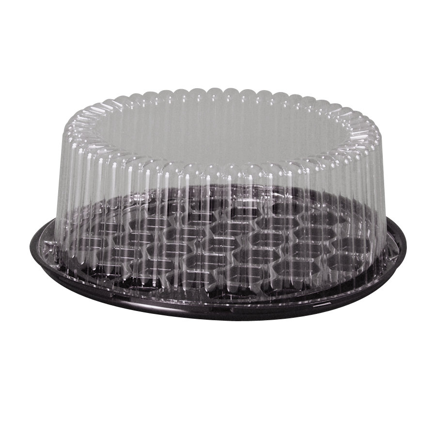 Clear Cake Containers. Axe Sickle 5 x 5 inch Clear Plastic Hinged Take