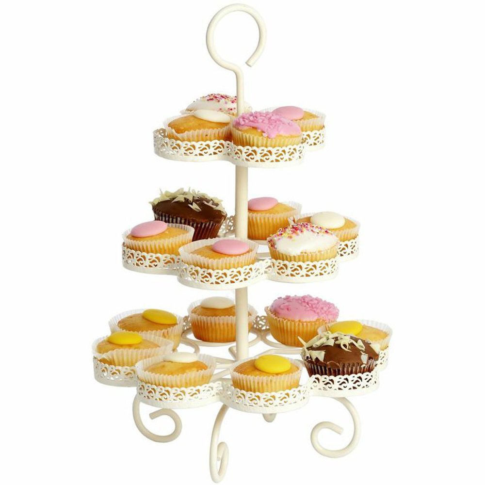 Metal Cupcake Stand. Mind Reader Cupcake Stand, Tiered, Dessert Table