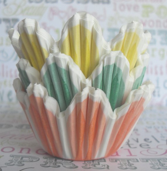 Tulip Cupcake Liners. Bake Choice 200pcs Natural Tulip Cupcake Liners