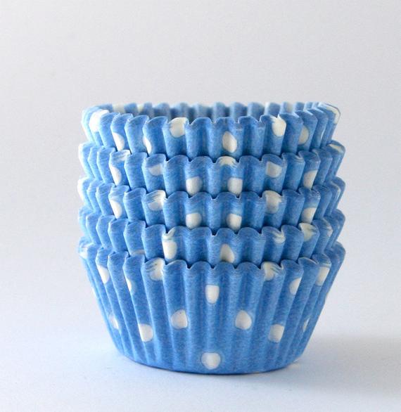 Light Blue Cupcake Liners. Cupcake Liners Light Blue,GOLF 100Pcs