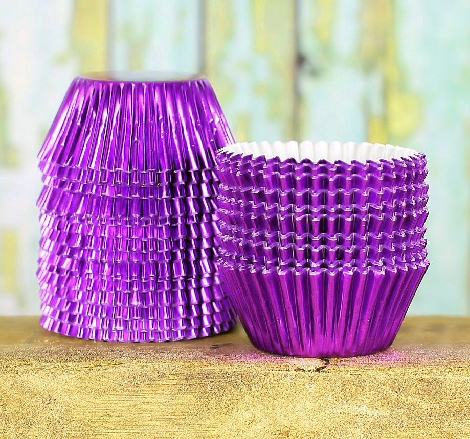 Cupcake Foil. BAKHUK 500pcs Foil Cupcake Liner Standard Size 2 Inches