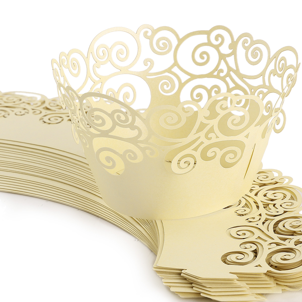 Cupcake Wrappers For Weddings. GOLF 100Pcs Cupcake Wrappers Artistic