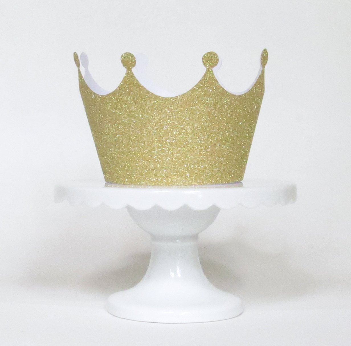 Crown Cupcake Wrappers. Mybbshower 36 Pcs Gold Glitter Crown Cupcake