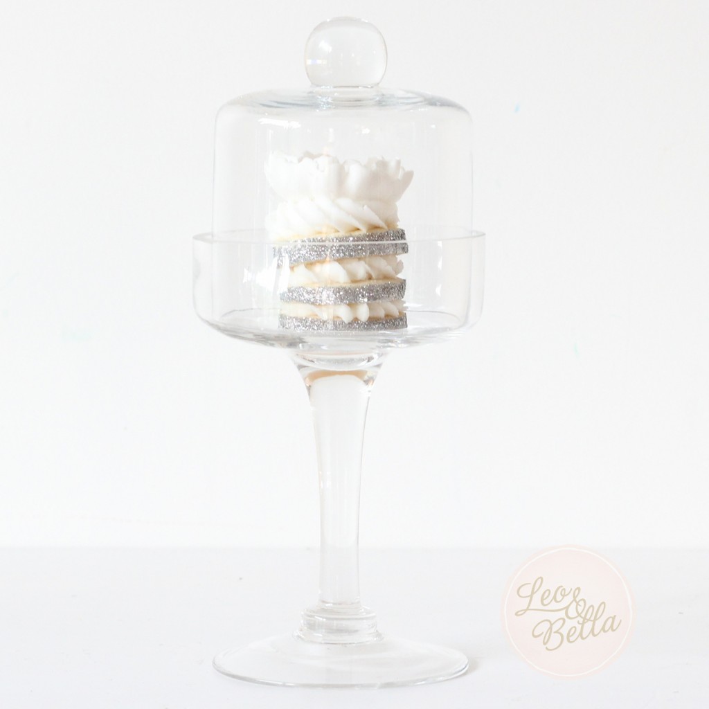Glass Cupcake Holder. Cabilock Mini Cake Stand Glass Dome Cover Single Cupcake Stand Clear Cake