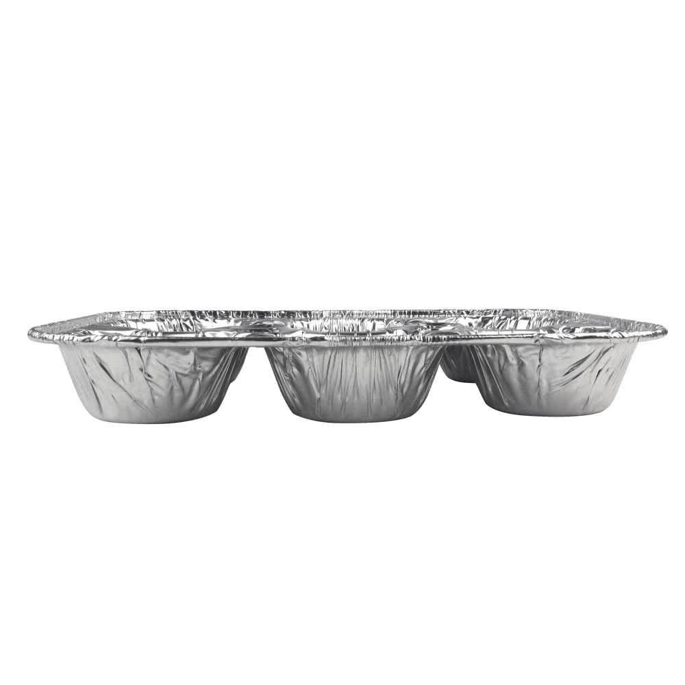Foil Muffin Pans. Glad Disposable Bakeware Aluminum 6 Cup Muffin and