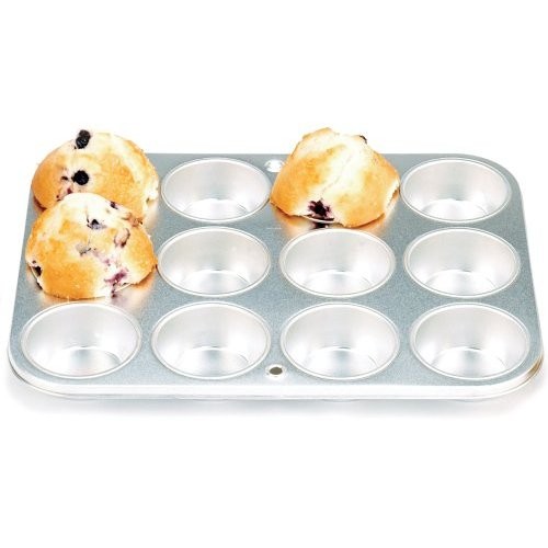 Stainless Steel Muffin Pan. Fox Run 12Cup Muffin Stainless Steel Baking Pans, 10.5 x 13.75 x 1.