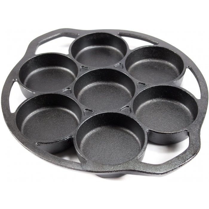 Lodge Muffin Pan. Lodge Seasoned Cast Iron Muffin Pan, 6 Impressions