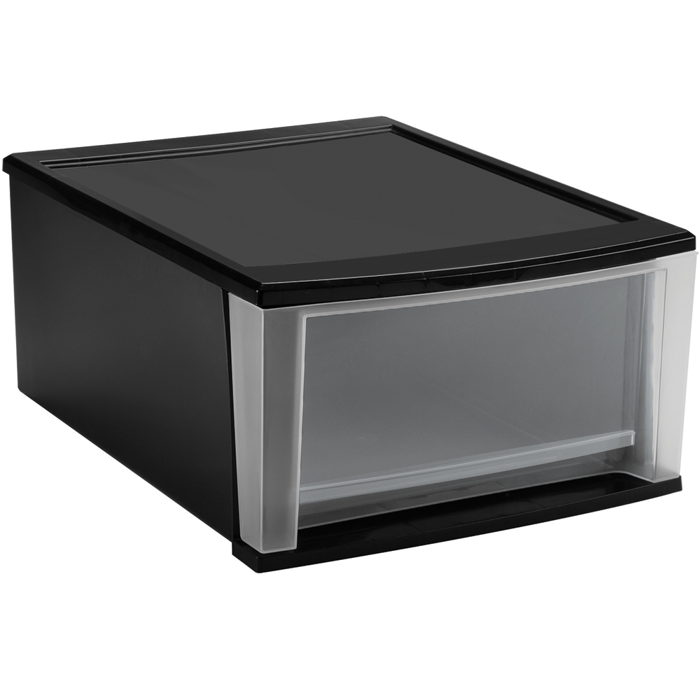 Large Plastic Storage Drawers. IRIS USA Plastic 3 Drawer Wide Storage