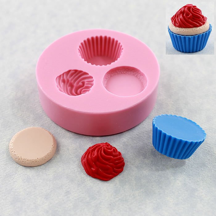 Cupcake Mold. Hanperal 3Pack Cupcakes Bake Set, giant cupcake mold
