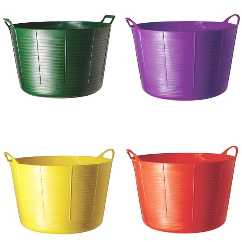 Extra Large Plastic Tub. United Solutions 19 Gallon Rope Handle Tub, 2