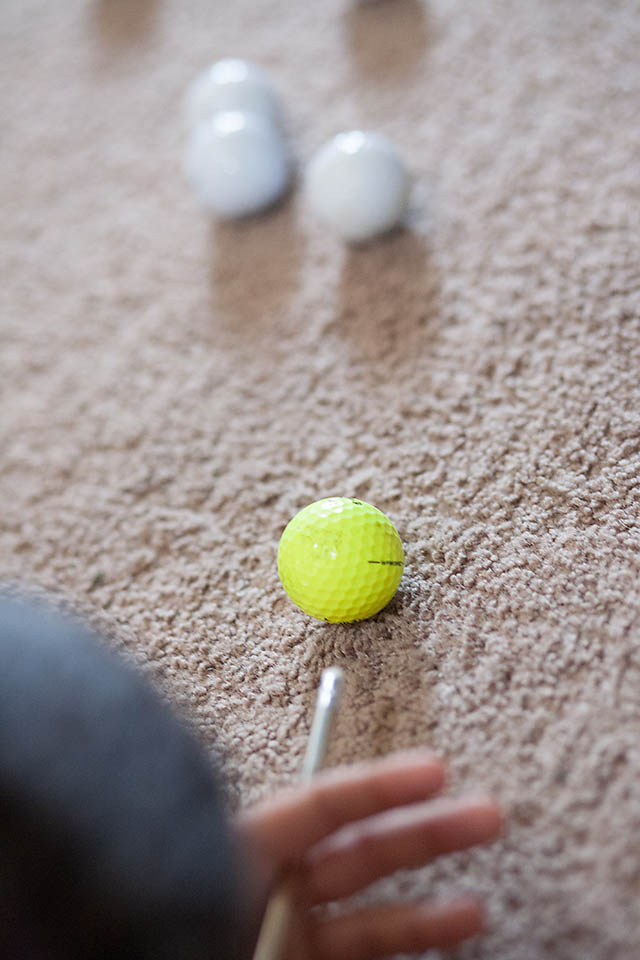 Indoor Golf Pool — All for the Boys