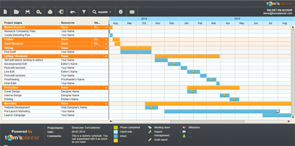 Gantt Charts for writers Plan Your Next Writing Project