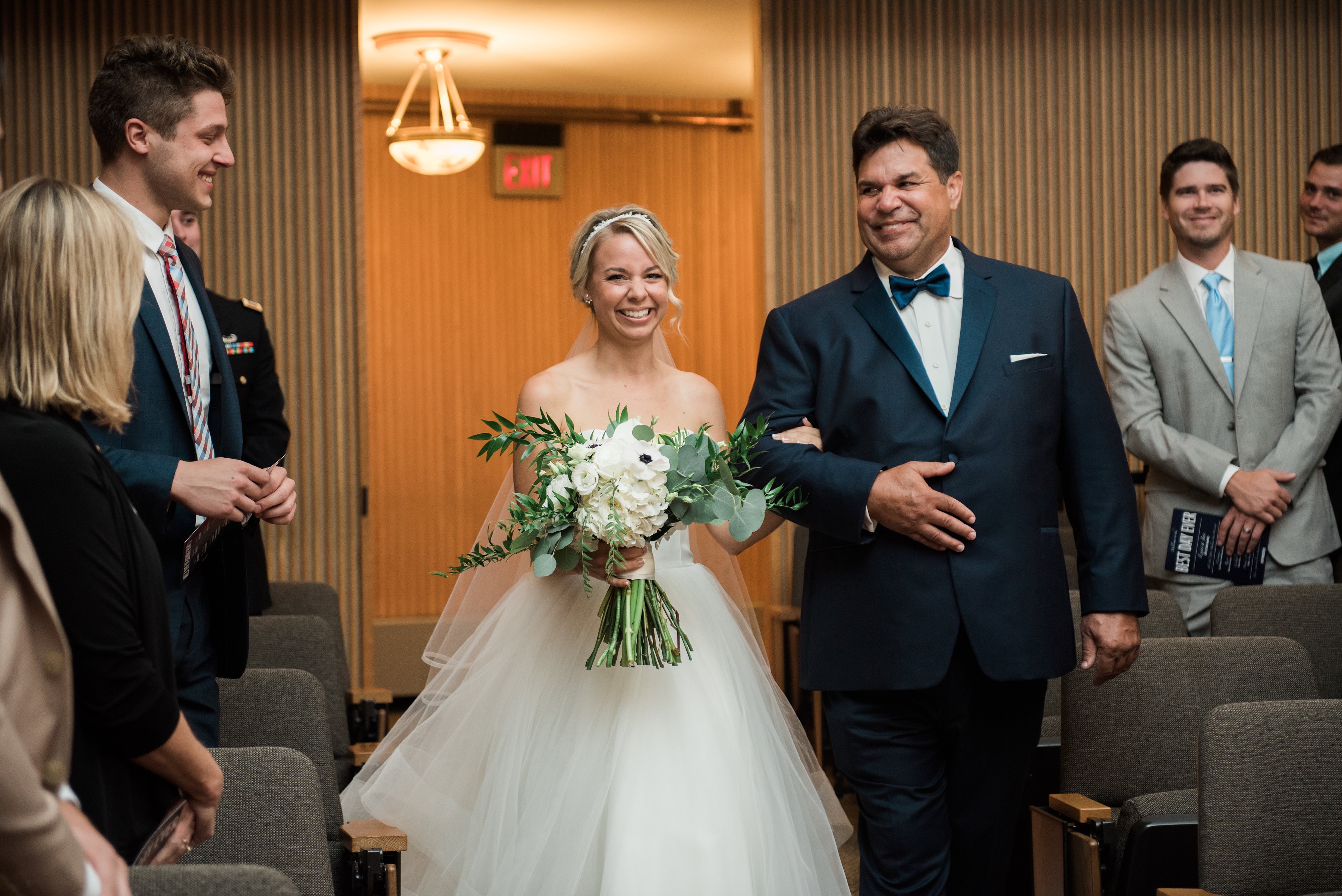 A Patriotic Wedding at the Kellogg Center East Lansing Florist