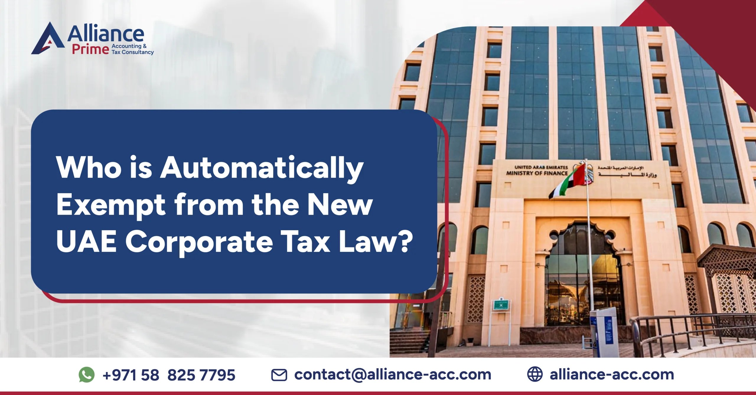 Who is Automatically Exempt from the New UAE Corporate Tax Law