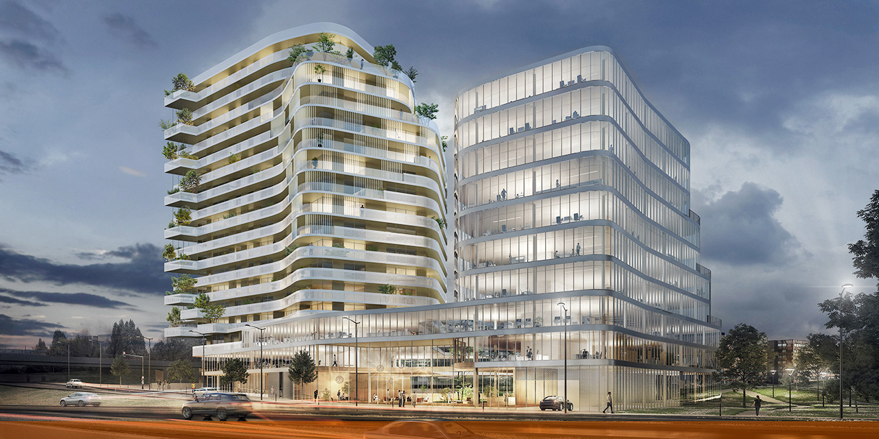 HEXA Conception d’un programme mixte bureaux / logements
