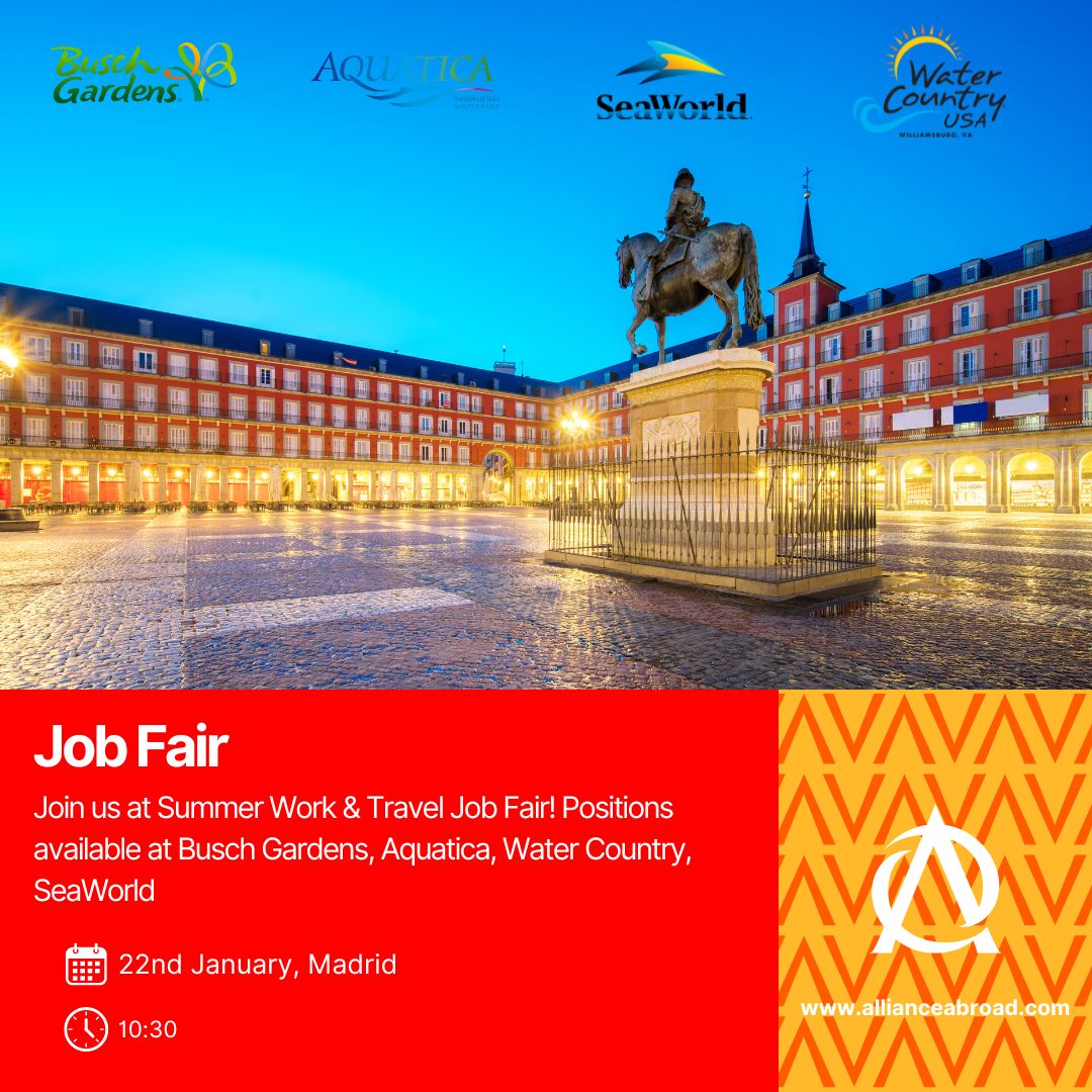 Job Fair Madrid, Spain • Alliance Abroad