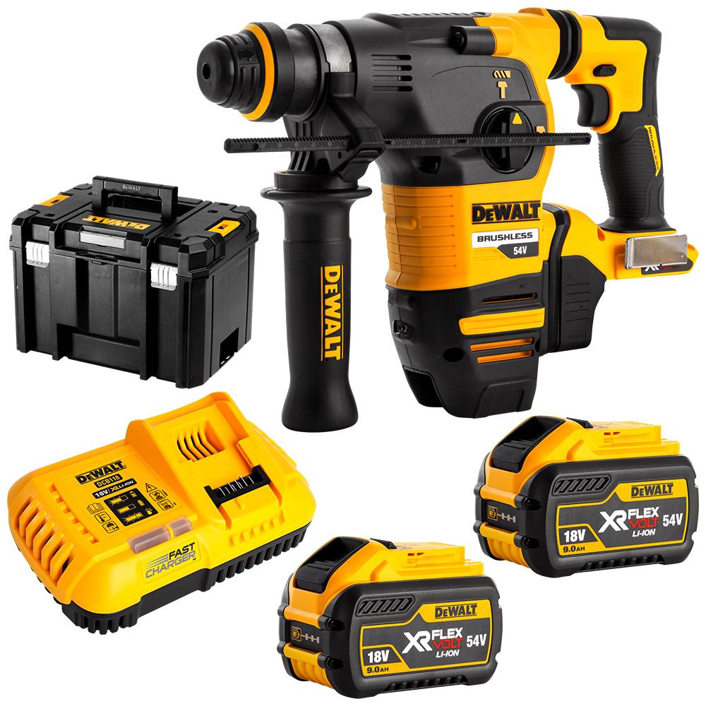 DeWalt DCH333X2XE FlexVolt 54V XR LiIon Cordless Brushless SDSPlus 3