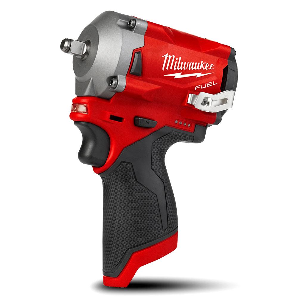 Milwaukee M12FIW380 M12 FUEL 12V LiIon Cordless Stubby 3/8" Drive