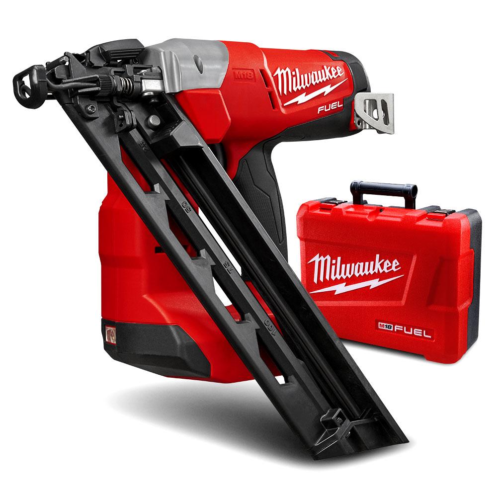 Milwaukee M18CN15GA0C M18 FUEL 18V LiIon Cordless 15Ga Angled Finish