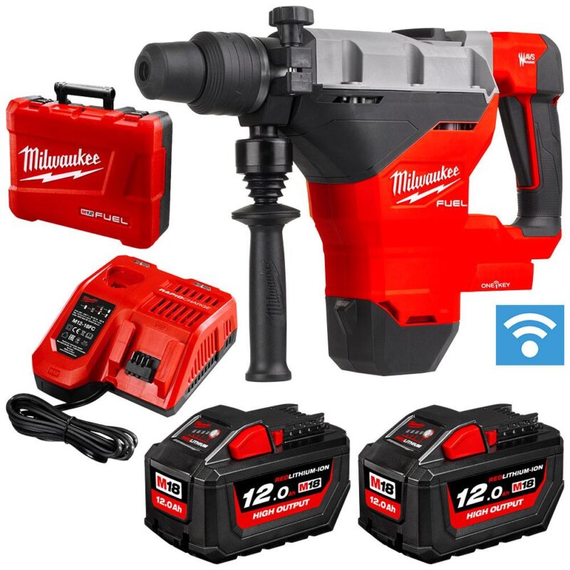 Milwaukee M18FHM122C M18 FUEL OneKey 18V LiIon SDSMax 44m Rotary