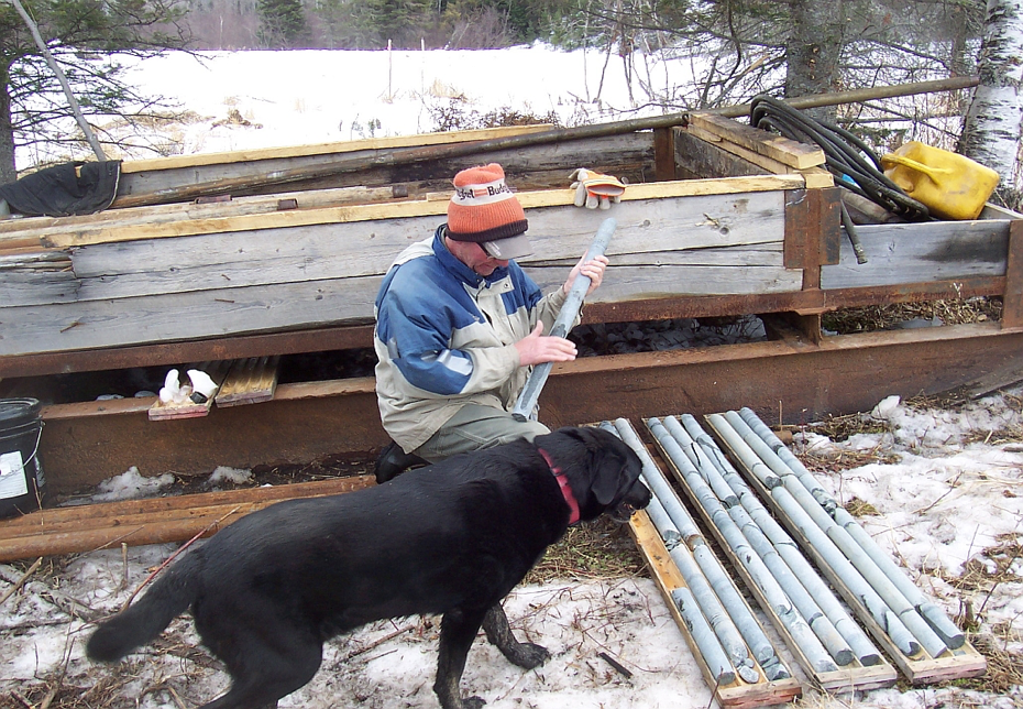 ALLIANCE FIRST DRILL HOLE COMPLETED Shows all the characteristics of