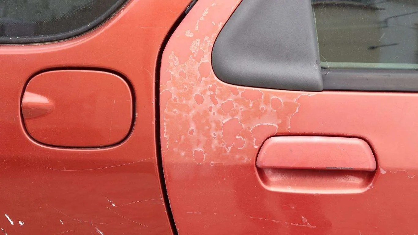 What causes the auto paint to fade and how to fix it?