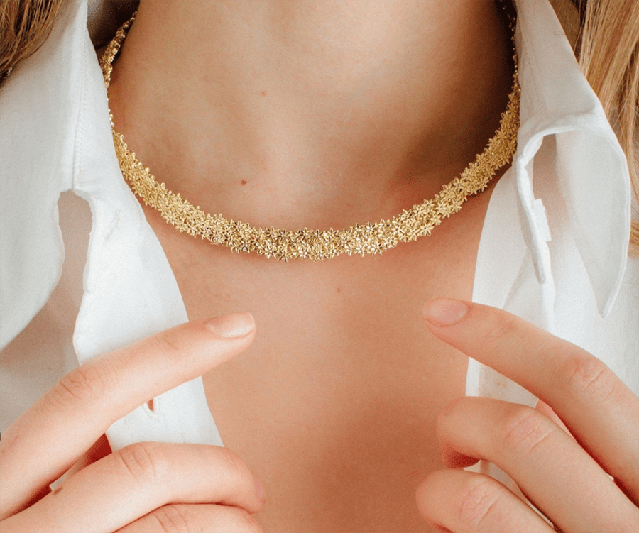 The Gold Collar NecklaceThe Next Must Have Item? ALLIE NYC
