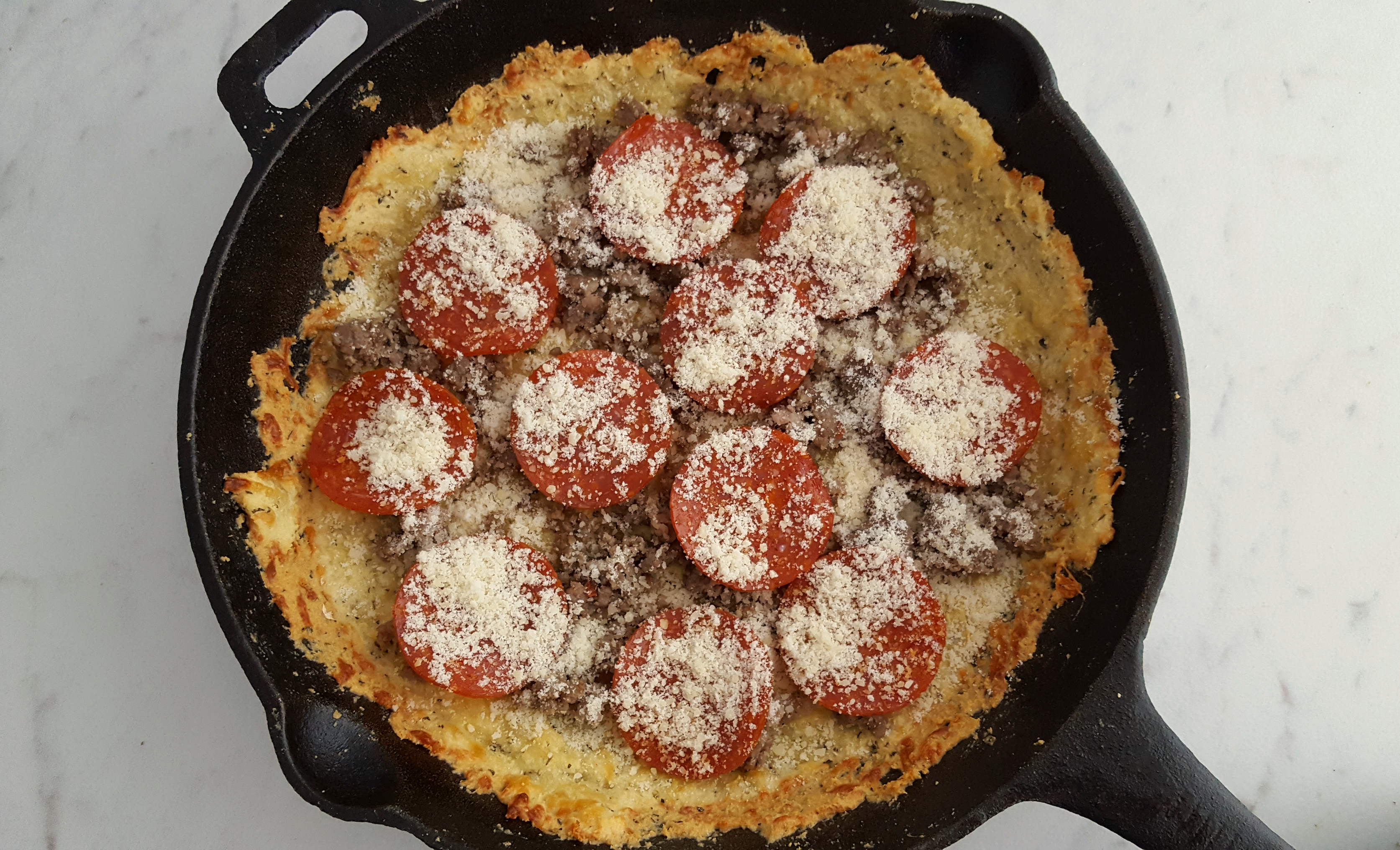 Keto Skillet Pizza All In A Days WorkAll In A Days Work