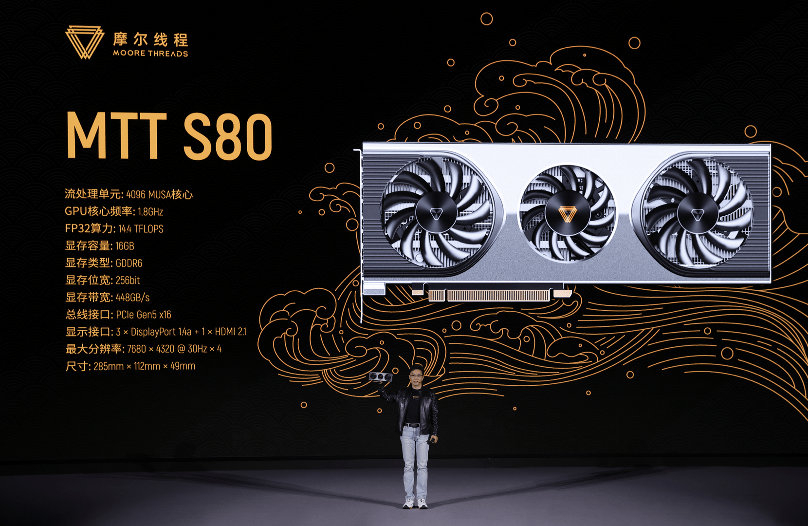 Moore Threads MTT S80 The first gaming GPU with PCIe 5.0 is now coming