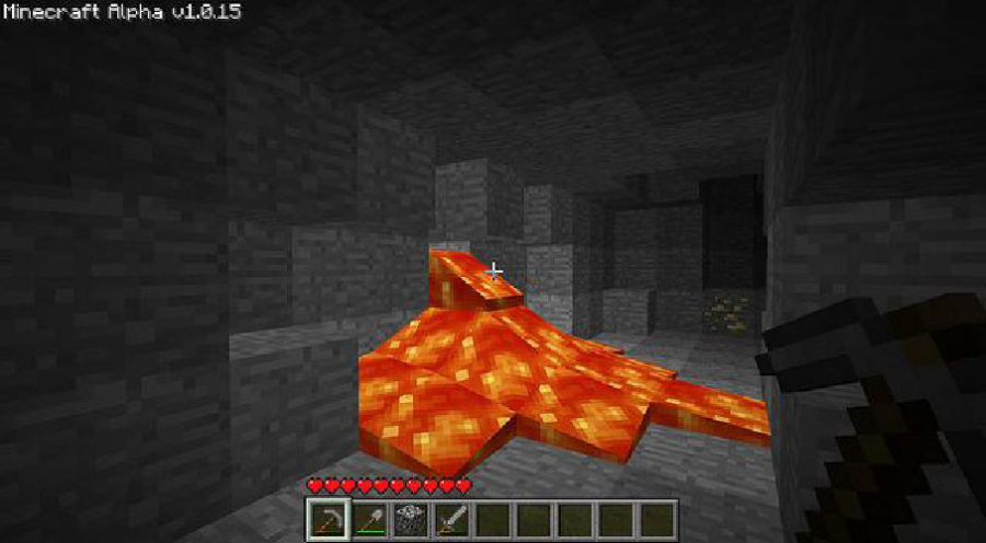 как набрать лавы в майнкрафте #5