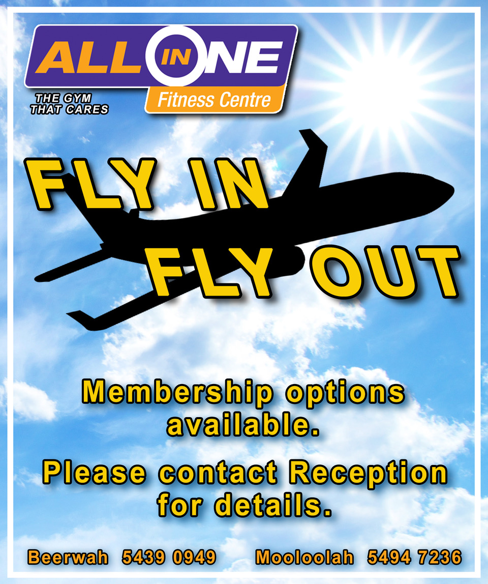 Fly in Fly out Allinonefitnesscentre