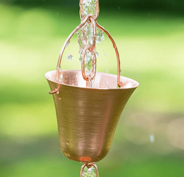 Copper Rain Chains Gutters ALLINONE Seamless Gutters & Gutter Guards