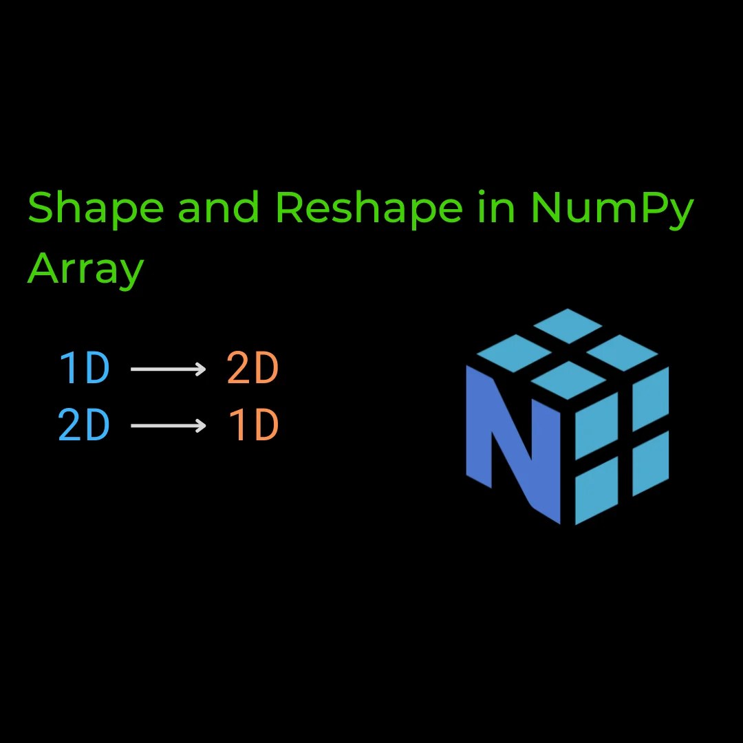 Shape and Reshape in NumPy Array