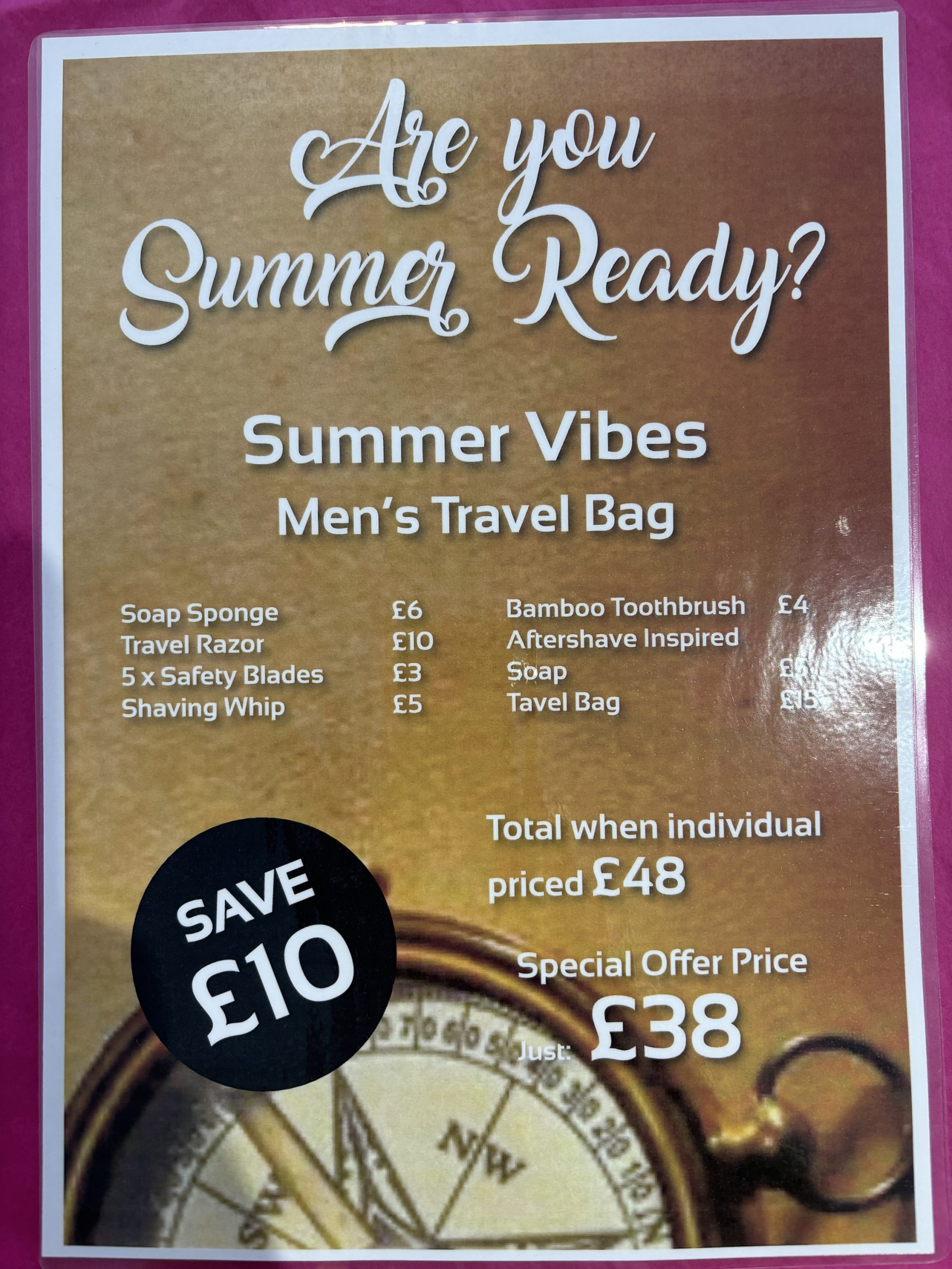 Mens Travel Bag All In The Buff