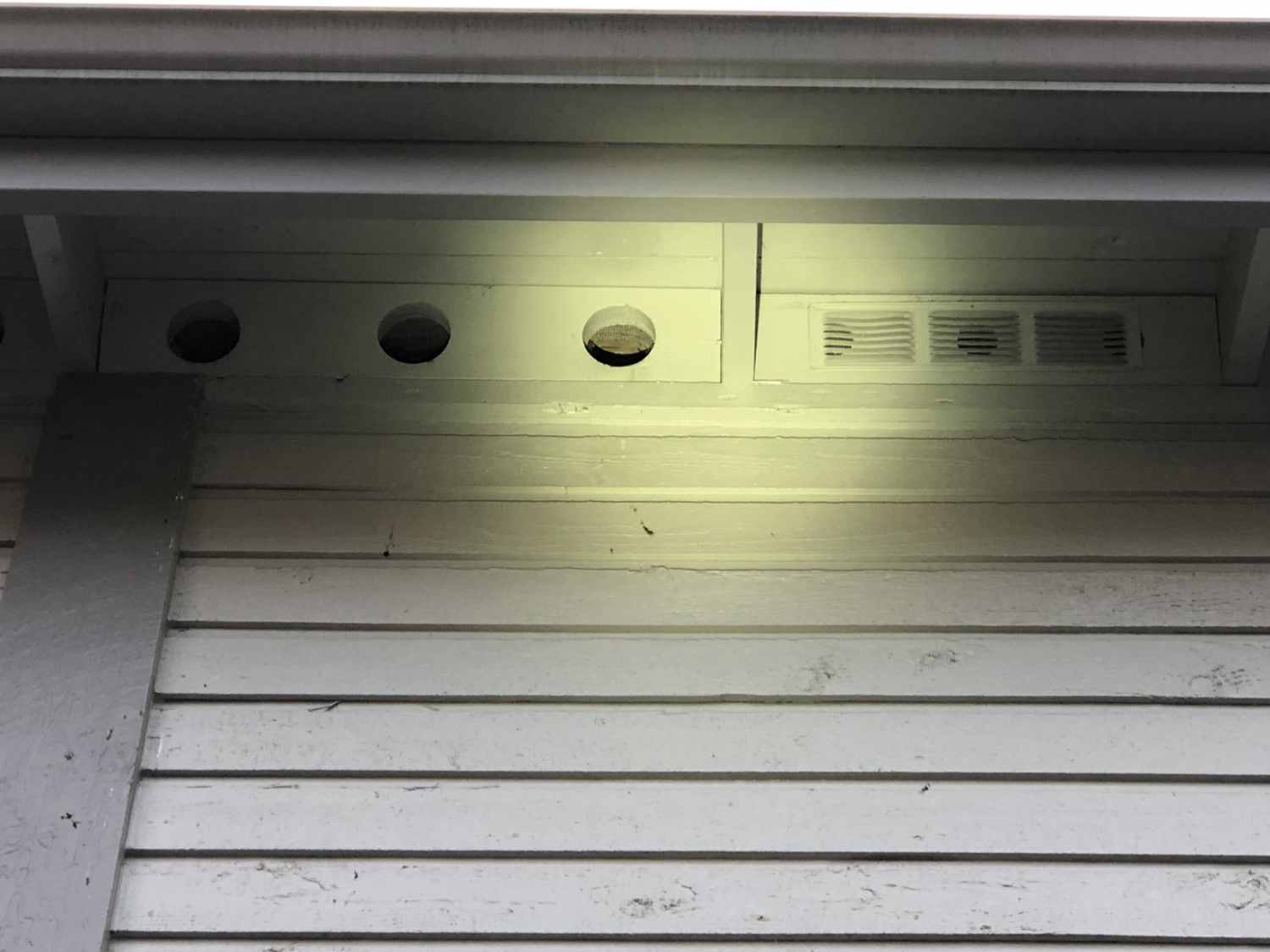 Checking soffit vent screens All Islands Home Inspections