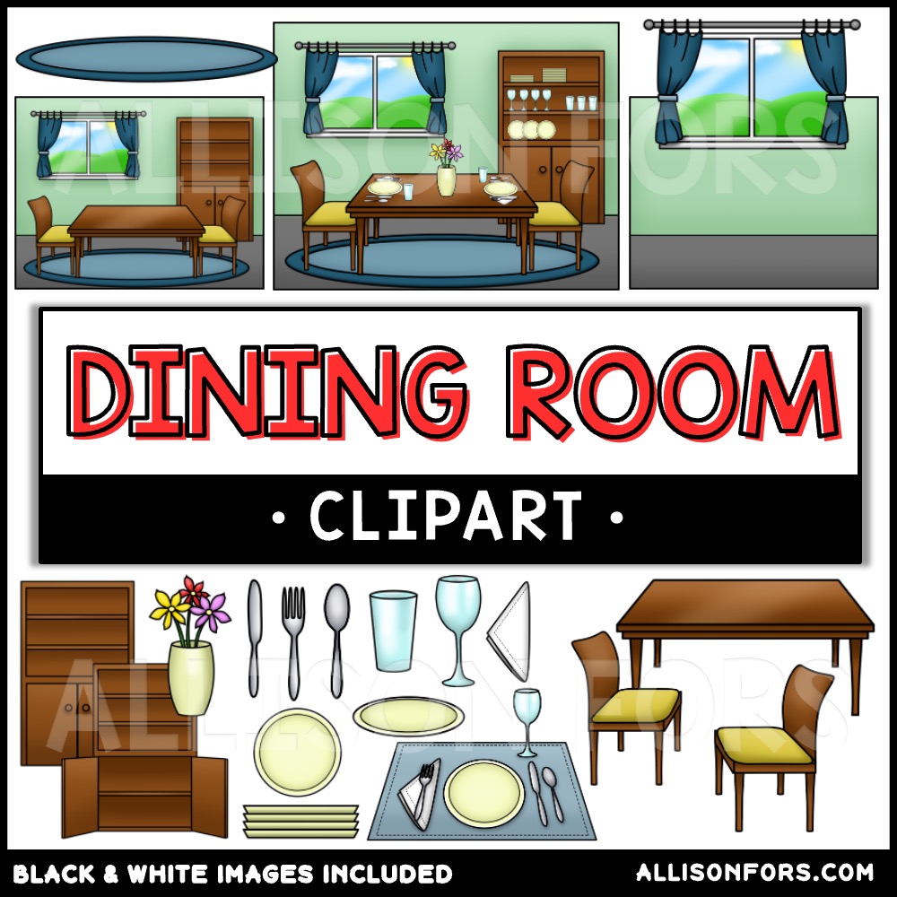 Dining Room Clip Art Allison Fors, Inc.